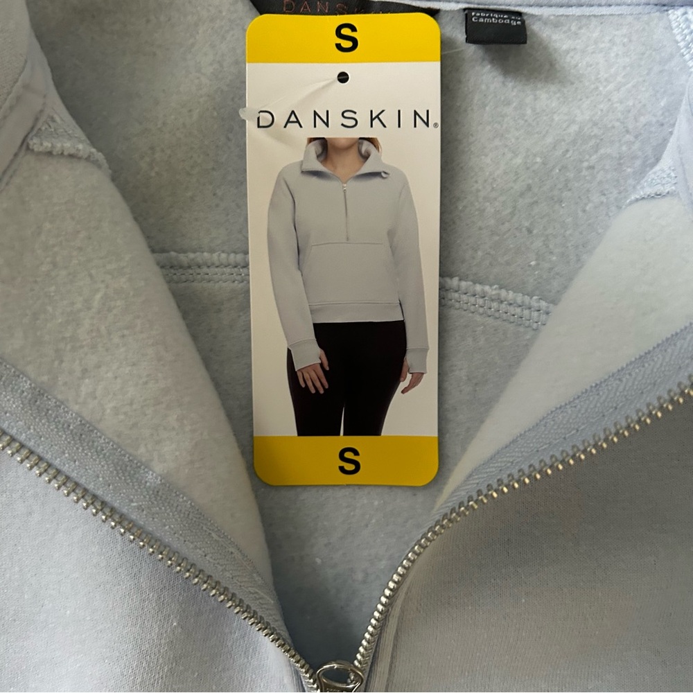 Danskin Sweatshirt Pullover - Baby blue small - Picture 4 of 5